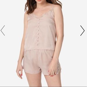 Champagne Two Piece Pajama Set